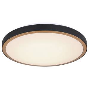 Lampada da soffitto Sammi Ferro / Ottone/ Vetro acrilico - 1 punto luce - Nero - Diametro: 42 cm