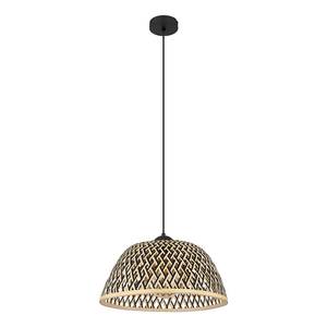 Hanglamp Colly type B ijzer/bamboe - 1 lichtbron - Diameter: 40 cm