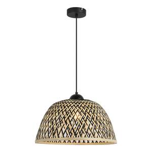 Hanglamp Colly type B ijzer/bamboe - 1 lichtbron - Diameter: 40 cm