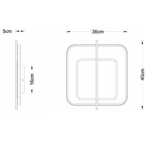 Plafonnier Reball - Type A Aluminium / Plexiglas - 1 ampoule