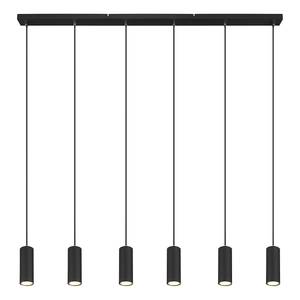 Suspension Robby Fer / Plexiglas - 6 ampoules - Noir - Nb d'ampoules : 6