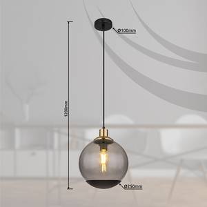 Hanglamp Potter gekleurd glas/ijzer/messing/acrylglas- 1 lichtbron - Aantal lichtbronnen: 1