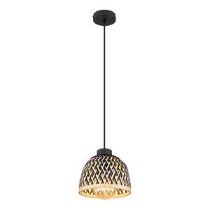 Hanglamp Colly type B ijzer/acrylglas/bamboe - 1 lichtbron - Diameter: 20 cm