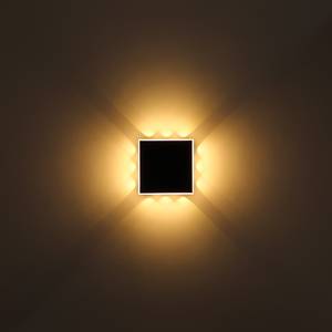 Lampada da parete Saidy Vetro acrilico / Ferro - 1 punto luce - Numero di lampadine necessarie: 4