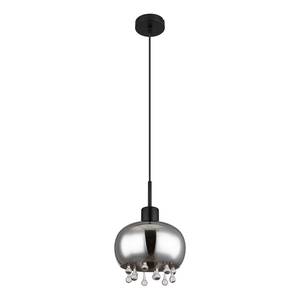 Hanglamp Corry type A gekleurd glas/ijzer/textielmix - 1 lichtbron - Diameter: 21 cm