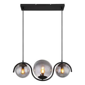 Hanglamp Porry gekleurd glas/ijzer - 3 lichtbronnen - Aantal lichtbronnen: 3