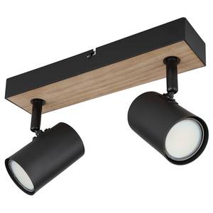 Lampada da soffitto Robby Ferro - 2 punti luce - Beige / Nero - Numero di lampadine necessarie: 2