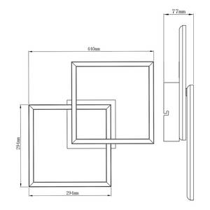 Deckenleuchte Jepp Typ A Aluminium / Acrylglas - 1-flammig