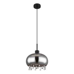 Hanglamp Corry type A gekleurd glas/ijzer/textielmix - 1 lichtbron - Diameter: 28 cm