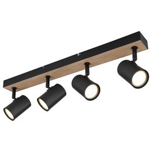 Lampada da soffitto Robby Ferro - 4 punti luce - Beige / Nero - Numero di lampadine necessarie: 4