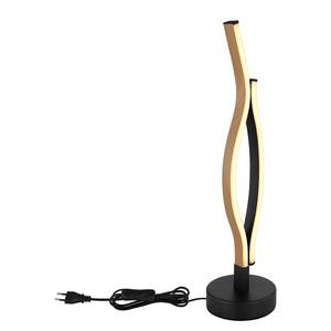 Lampe Geronimo Aluminium / Plexiglas - 1 ampoule - Beige / Noir