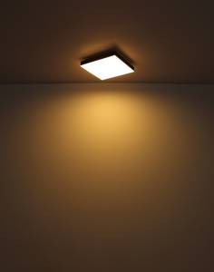 Lampada da soffitto Doro B Vetro acrilico / Ferro - 1 punto luce - Nero