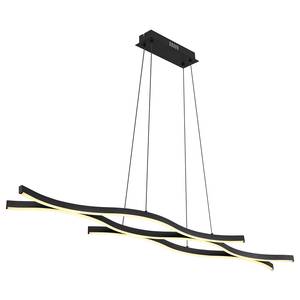 Suspension Geronimo Aluminium / Plexiglas - 1 ampoule - Noir