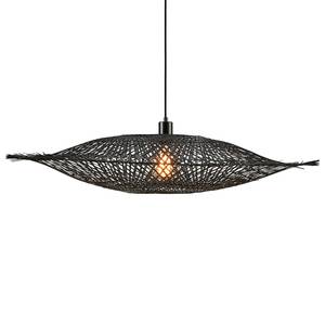 Lampada a sospensione Kumo Ferro / Bambù - Nero - 1 punto luce - Larghezza: 92 cm