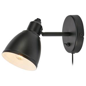 Wandlamp Story ijzer - 1 lichtbron - Zwart