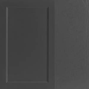 Eckküche Meran Matt Grau - 240 x 360 cm - Ohne Elektrogeräte