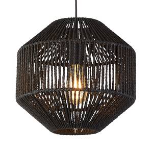 Lampada a sospensione Wicker Acciaio / Cotone - 1 punto luce