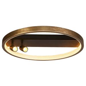 Lampada a LED da soffitto Grace Acciaio / Vetro acrilico - Nero / Oro - 1 punto luce