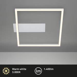 LED-Deckenleuchte Figa 1-flammig Aluminium / Polypropylen - Silber
