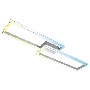 Plafonnier LED Ciladas 2 ampoules Aluminium / Polypropylène - Argenté