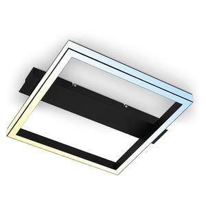 LED-Deckenleuchte Ciladas 1-flammig Aluminium / Polypropylen - Schwarz