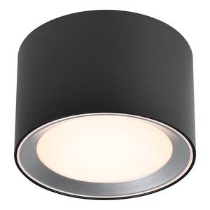 Lampada da bagno a LED Landon Smart Acciaio / PVC - 1 punto luce - Nero - 13 x 8 cm