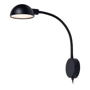 Lampada da parete Nomi Acciaio / PVC - Nero - 1 punto luce