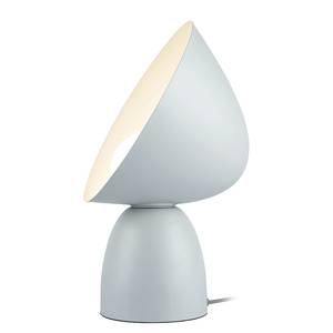 Lampe Hello Acier / Verre opalin - 1 ampoule - Gris