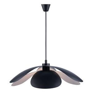 Hanglamp Maple staal/PVC - 1 lichtbron - Zwart