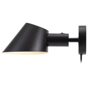 Lampada da parete Stay Alluminio / PVC - 1 punto luce - Nero