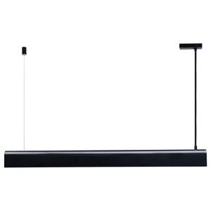 Pendelleuchte Beau Stahl / PVC - Schwarz - 1-flammig - Breite: 100 cm