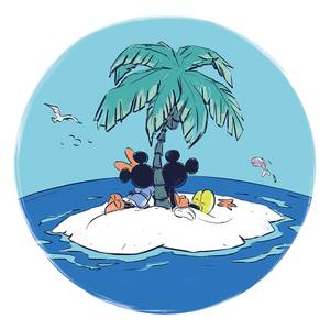 Muurtattoo Mickey and Minnie Vacation Vlies