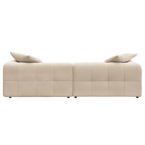 Ecksofa ROOYA Webstoff Saia: Beige - Longchair davorstehend links