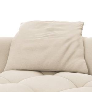 Ecksofa ROOYA Webstoff Saia: Beige - Longchair davorstehend links