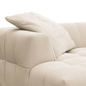 Ecksofa ROOYA Webstoff Saia: Beige - Longchair davorstehend links