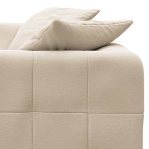 Ecksofa ROOYA Webstoff Saia: Beige - Longchair davorstehend links