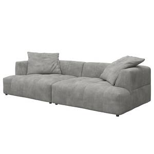 Bigsofa ROOYA Bouclé Stoff Bony: Grau