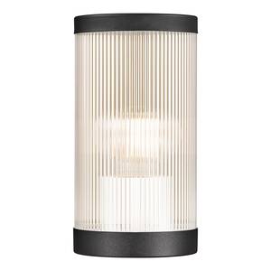 Wandlamp Coupar aluminium/PVC - 1 lichtbron - Zwart