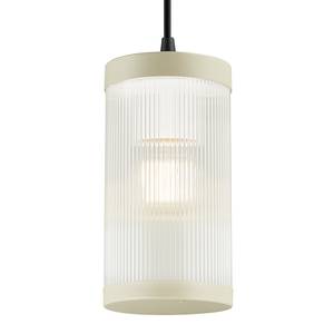 Lampada a sospensione Coupar Alluminio / PVC - 1 punto luce - Beige