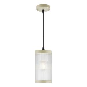 Pendelleuchte Coupar Aluminium / PVC - 1-flammig - Beige