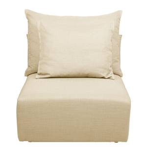 Fauteuil Dune Polyester - Blanc crème - Blanc crème