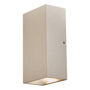 LED-Wandleuchte Rold Flat Glas / Stahl - 2-flammig - Beige