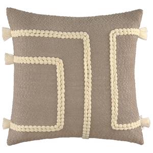 Kissenbezug Lines Polyester - Beige - Beige