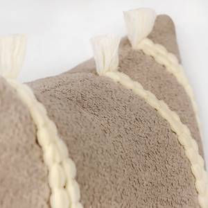 Kussensloop Lines polyester - beige - Beige