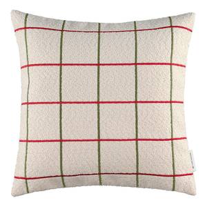 Housse de coussin Grid Polyester - Beige - Beige