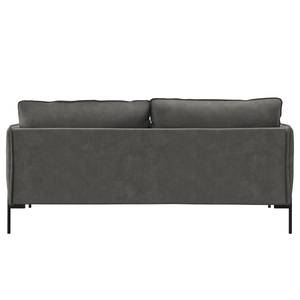 2,5-Sitzer Sofa VILLARDS Microfaser Teda: Dunkelgrau