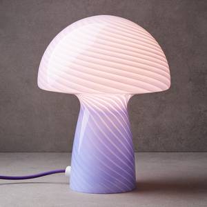 Lampe de table FUNGI TOWN Verre coloré - Mauve