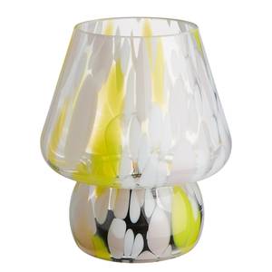 LED-lamp MISS MARBLE gekleurd glas - Geel - Hoogte: 17 cm