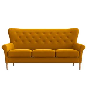 3-Sitzer Sofa Cudeiro Samt Ravi: Senfgelb