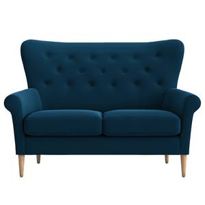 2-Sitzer Sofa Cudeiro Samt Ravi: Marineblau